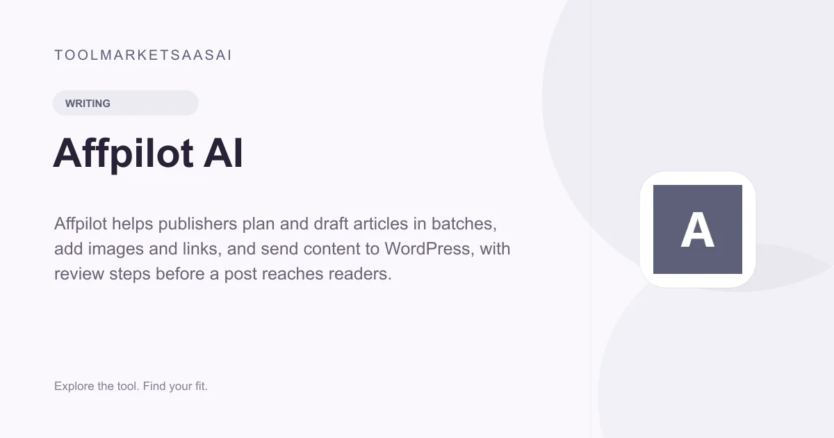 Editorial illustration for Affpilot AI
