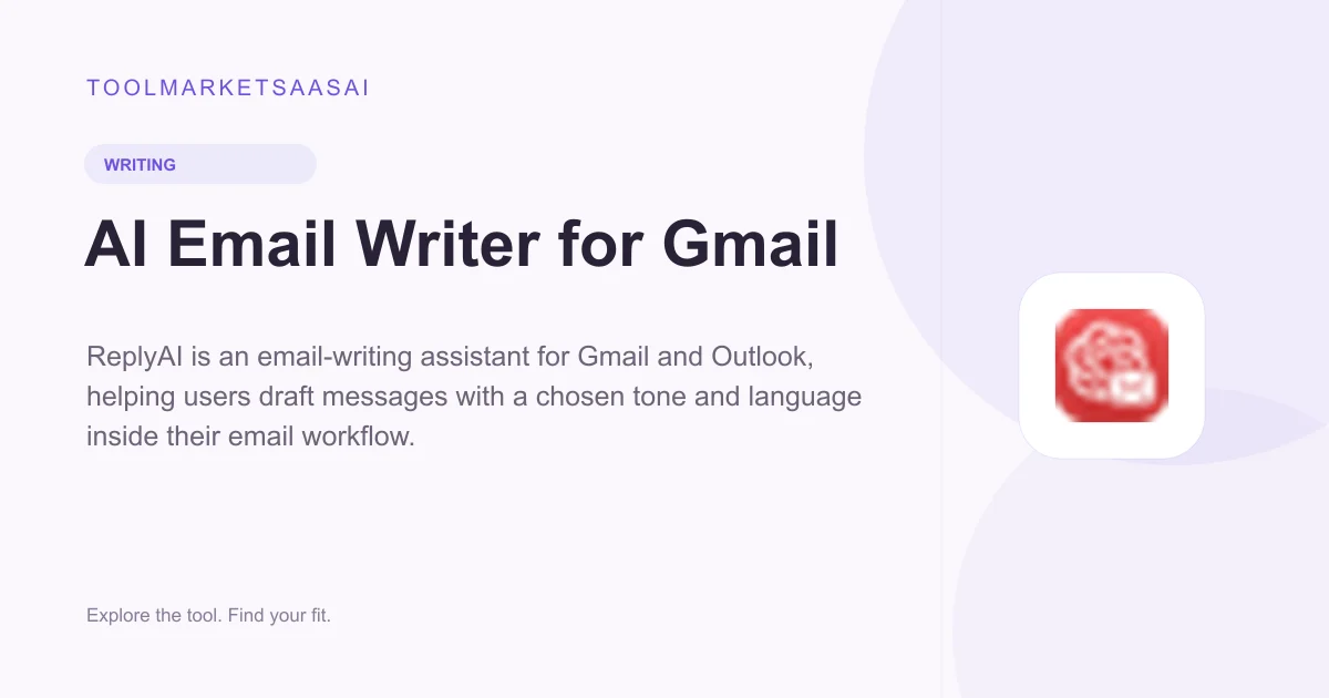 Editorial illustration for AI Email Writer for Gmail