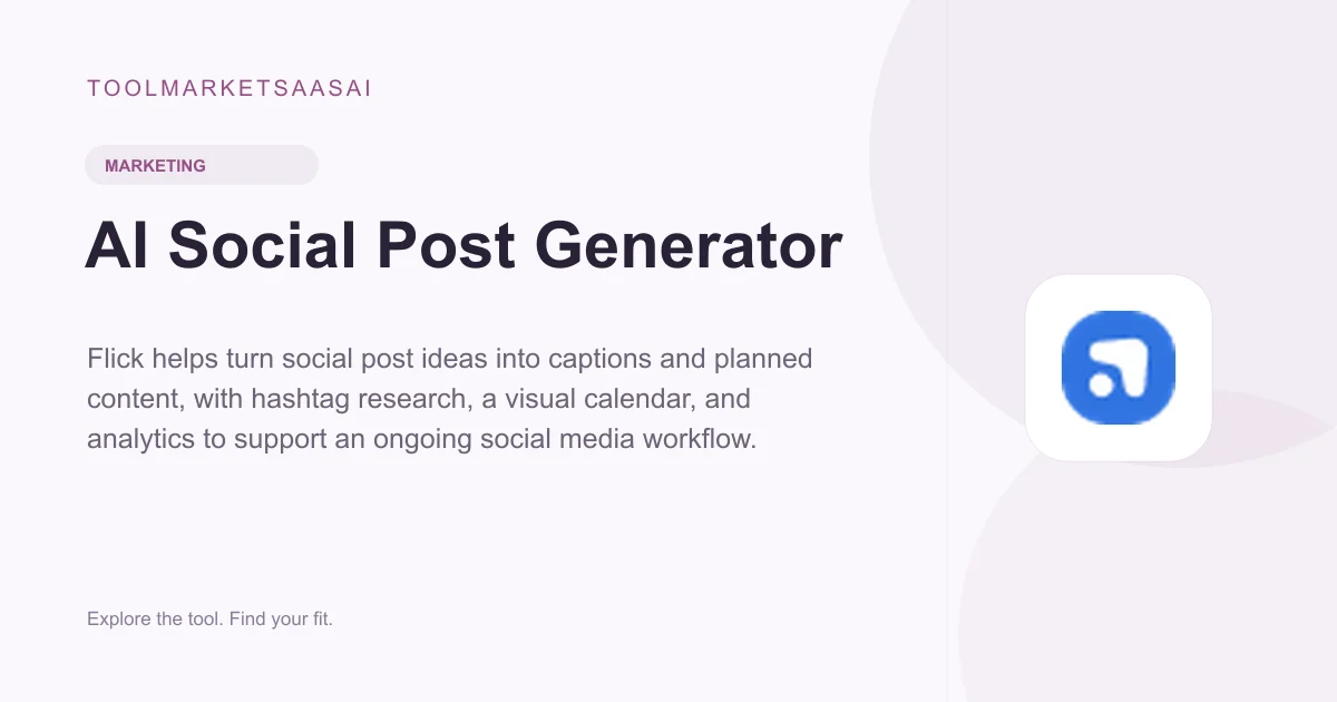 Editorial illustration for AI Social Post Generator