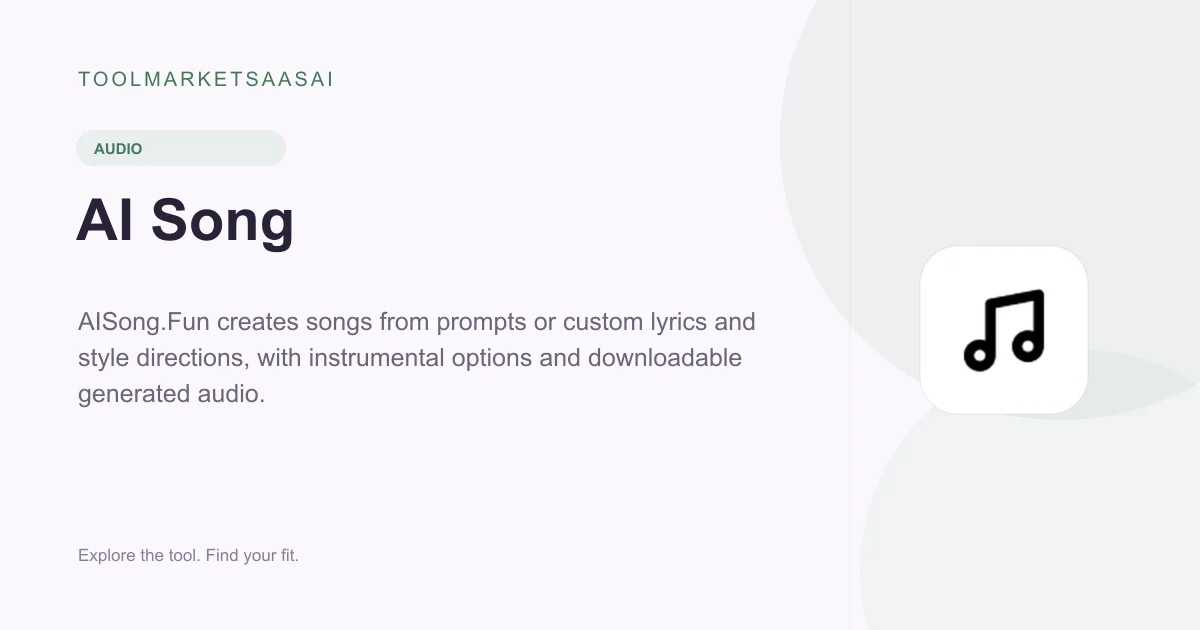 Editorial illustration for AI Song