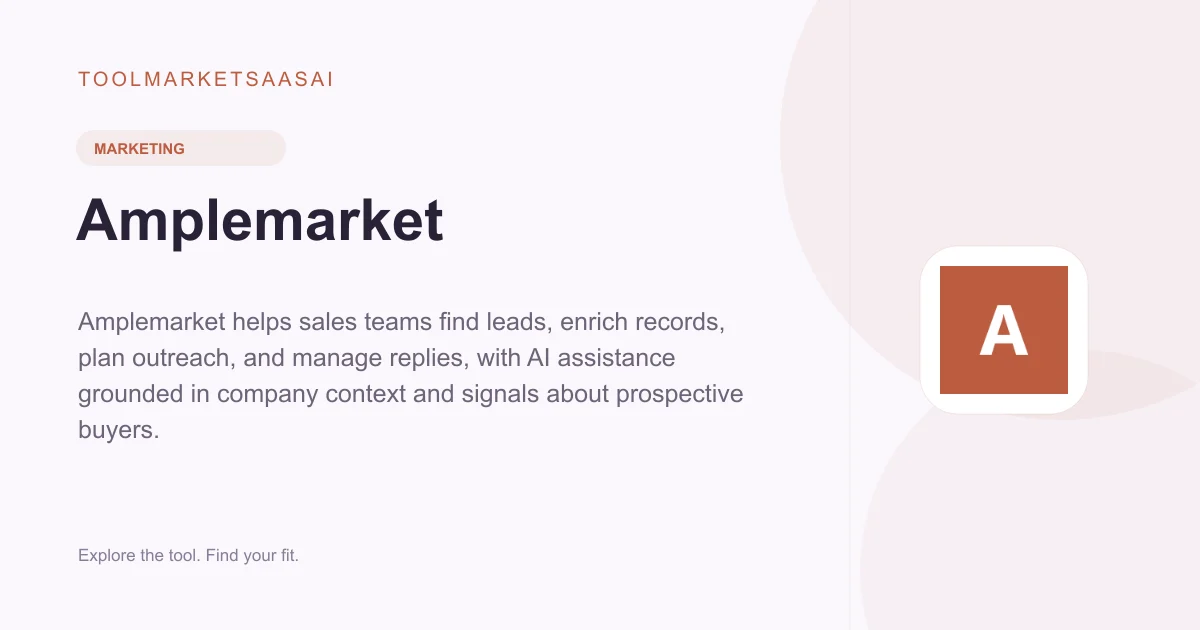 Editorial illustration for Amplemarket