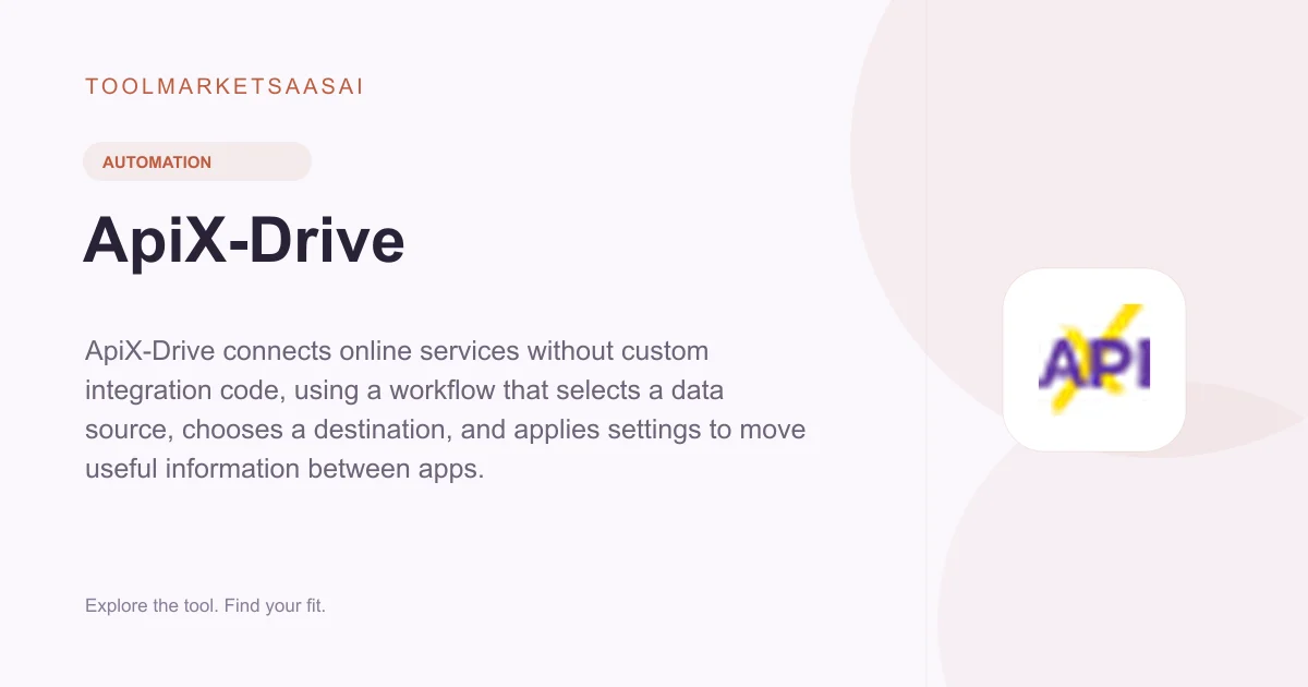 Editorial illustration for ApiX-Drive