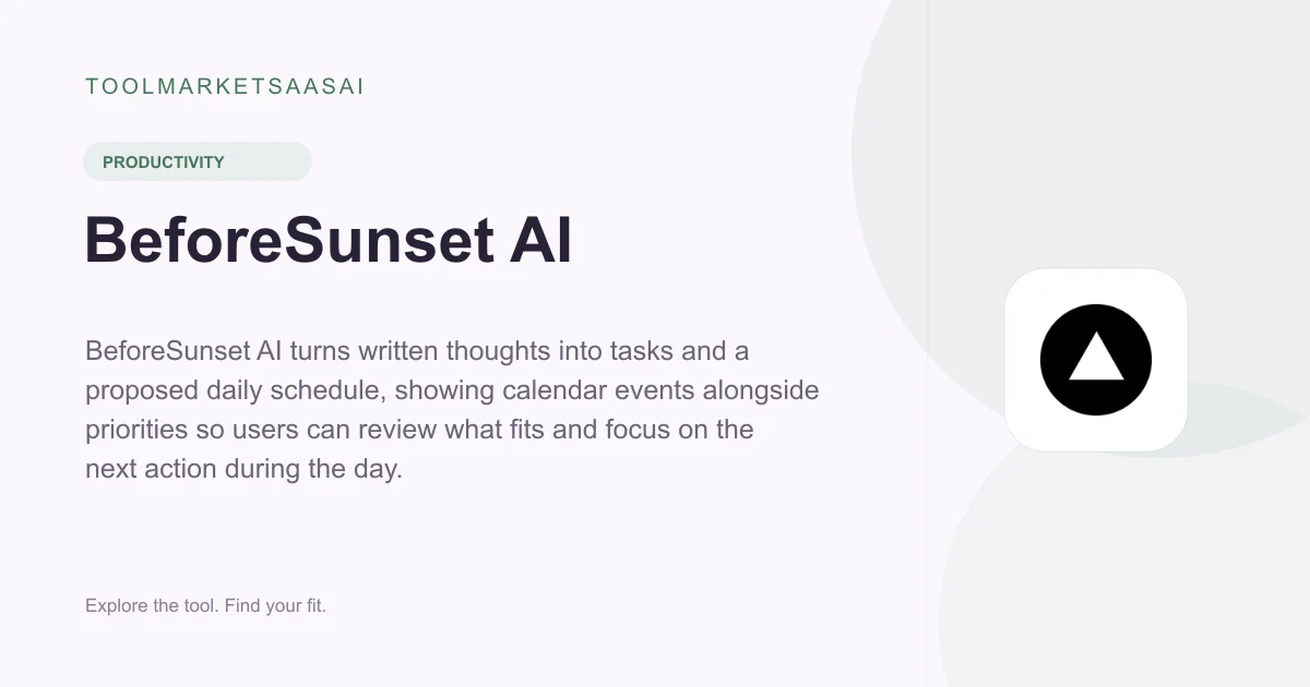 Editorial illustration for BeforeSunset AI
