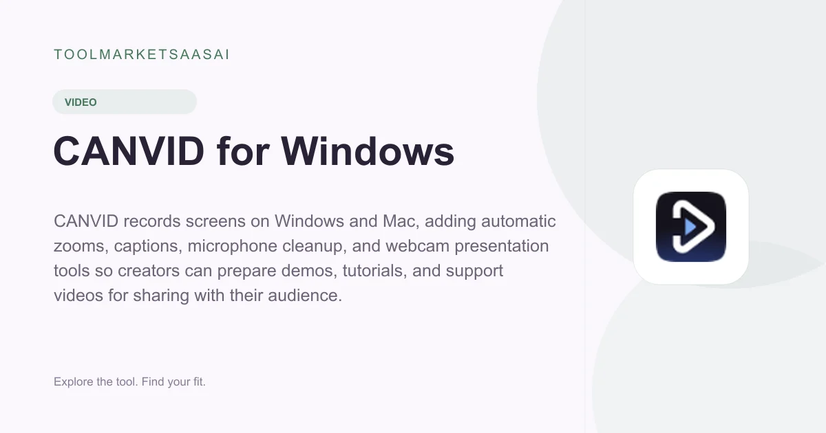 Editorial illustration for CANVID for Windows