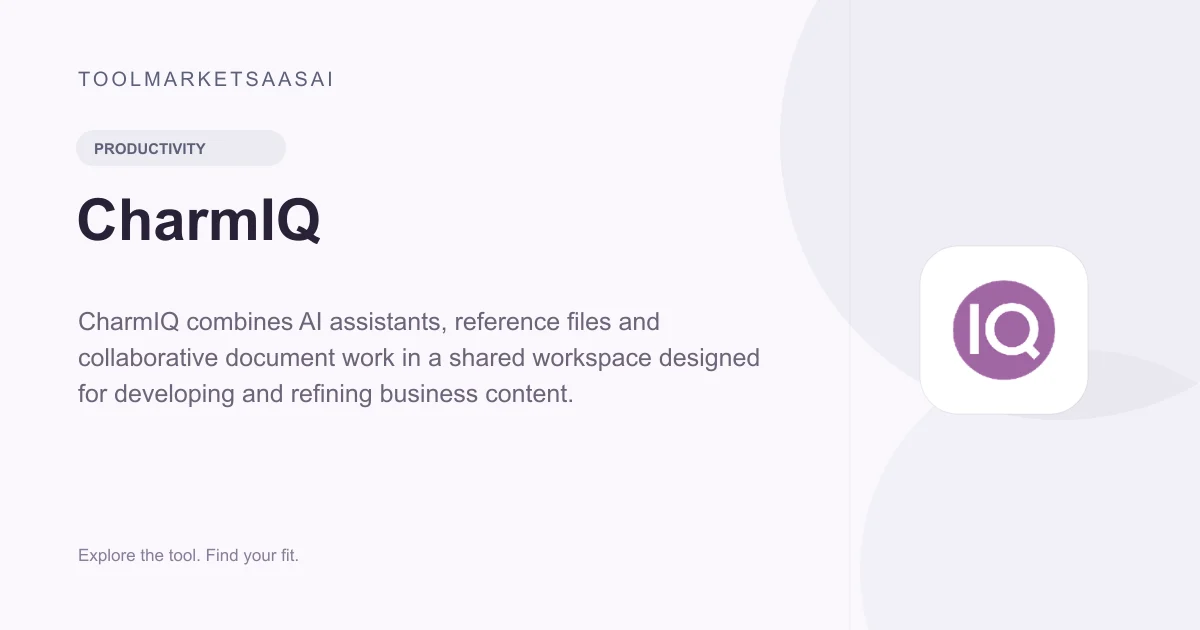 Editorial illustration for CharmIQ