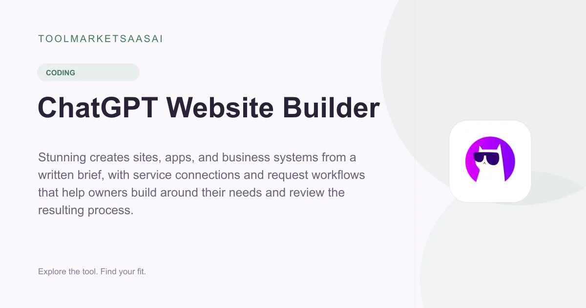 Editorial illustration for ChatGPT Website Builder