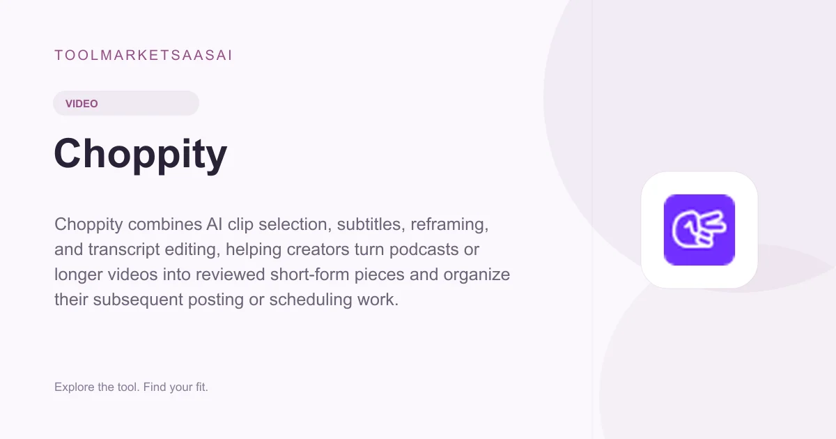 Editorial illustration for Choppity