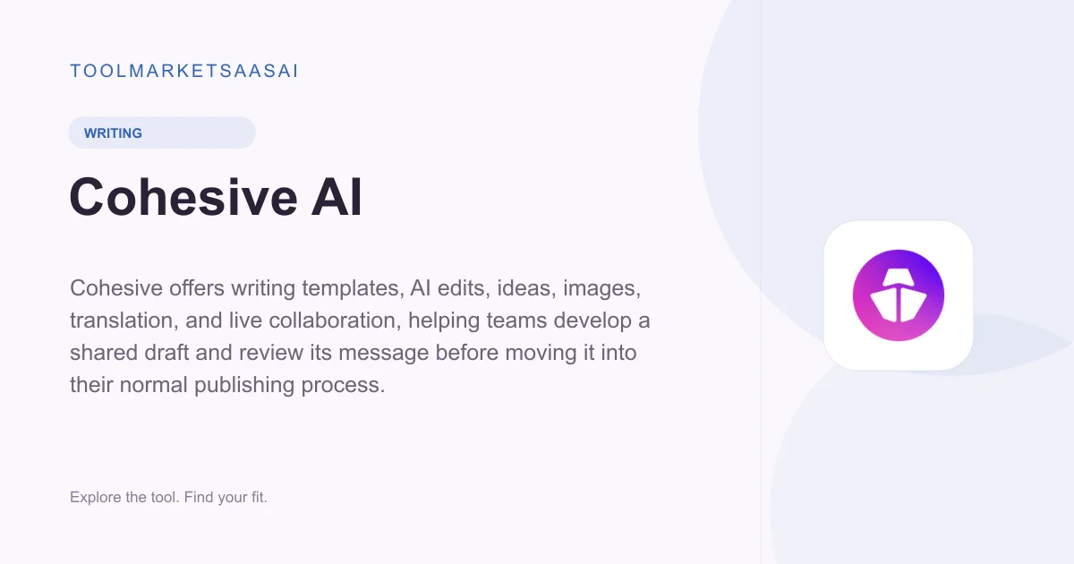 Editorial illustration for Cohesive AI