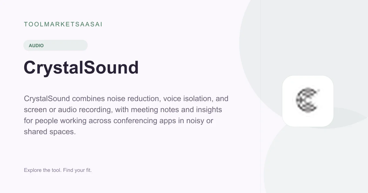 Editorial illustration for CrystalSound