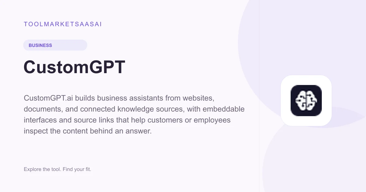 Editorial illustration for CustomGPT