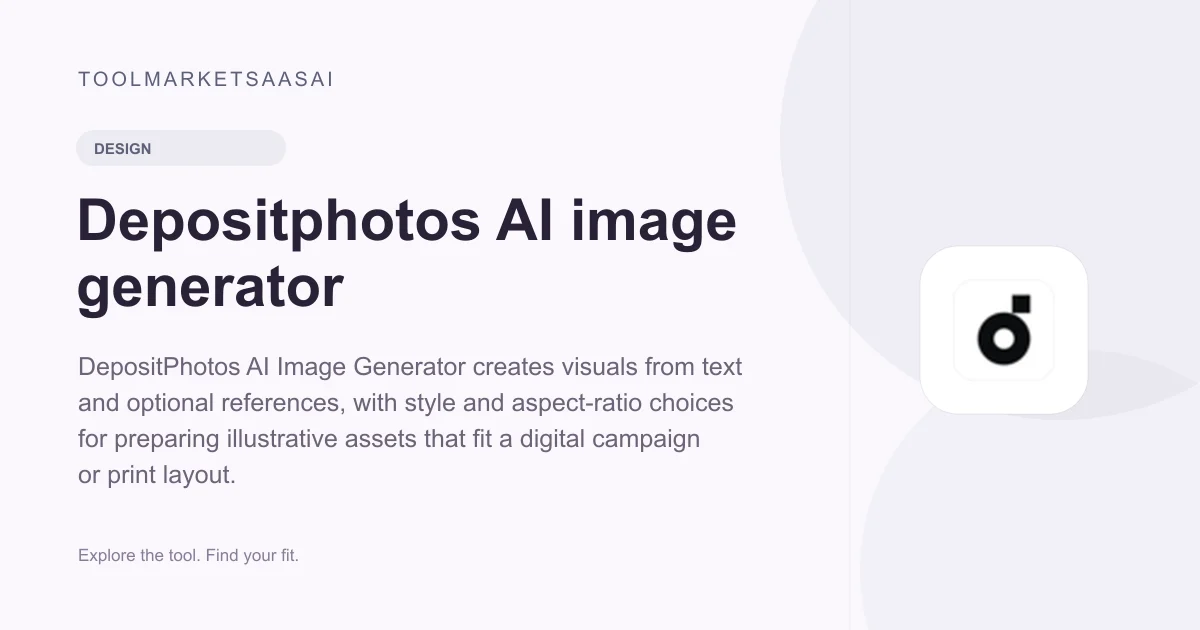 Editorial illustration for Depositphotos AI image generator