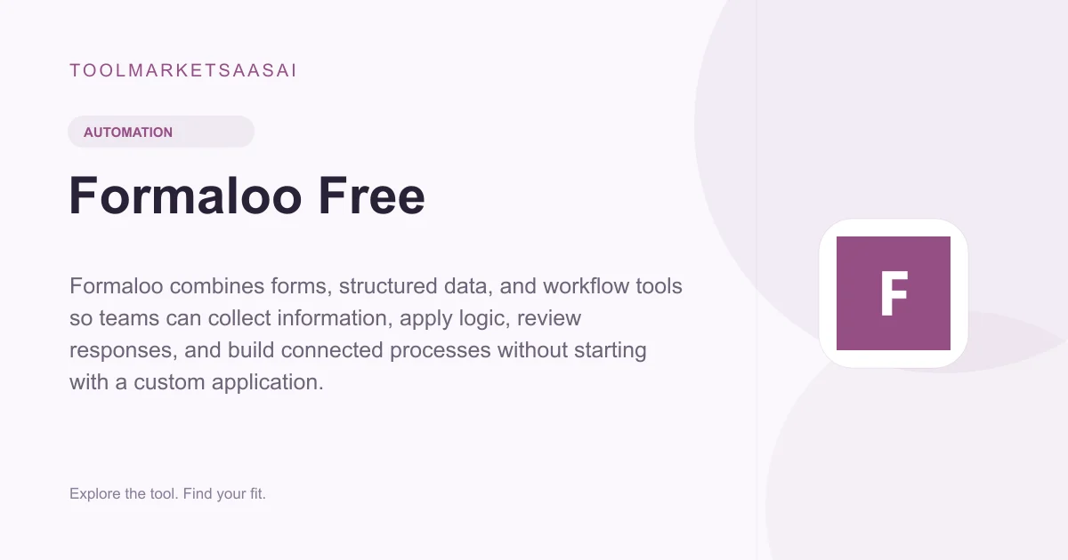 Editorial illustration for Formaloo Free