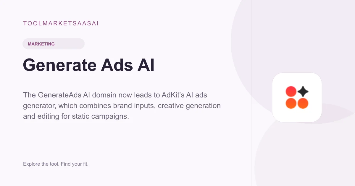 Editorial illustration for Generate Ads AI