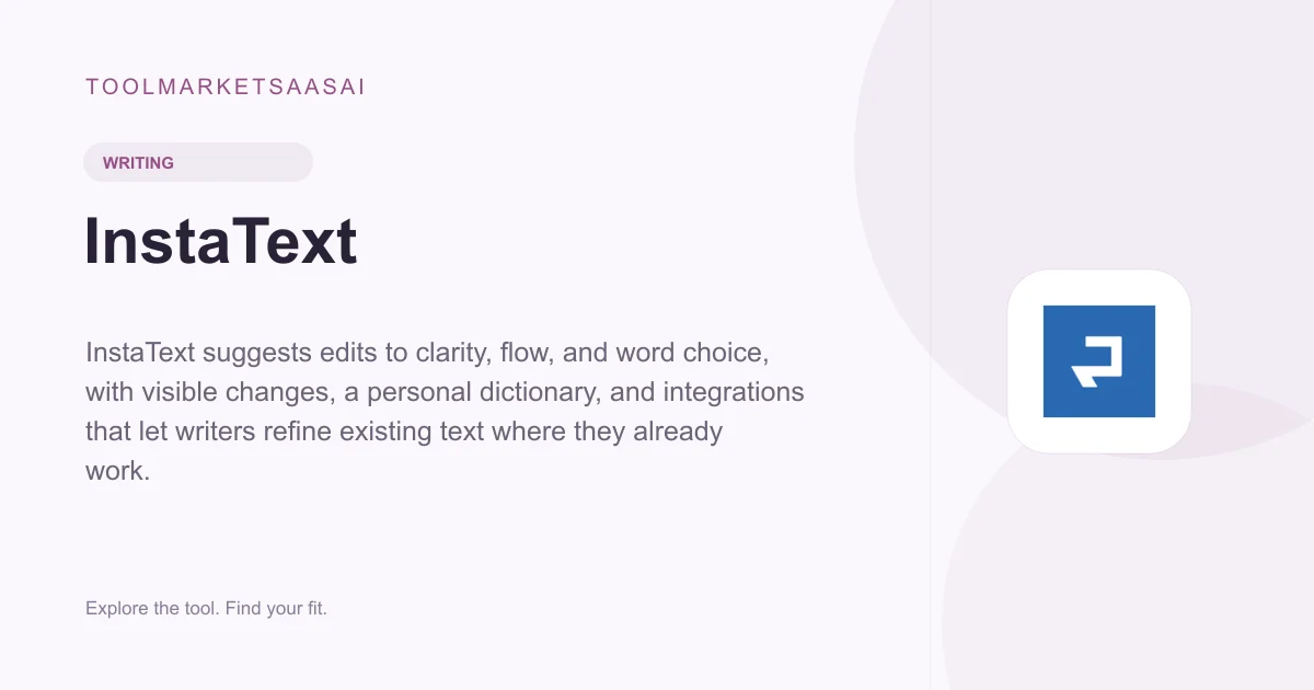 Editorial illustration for InstaText