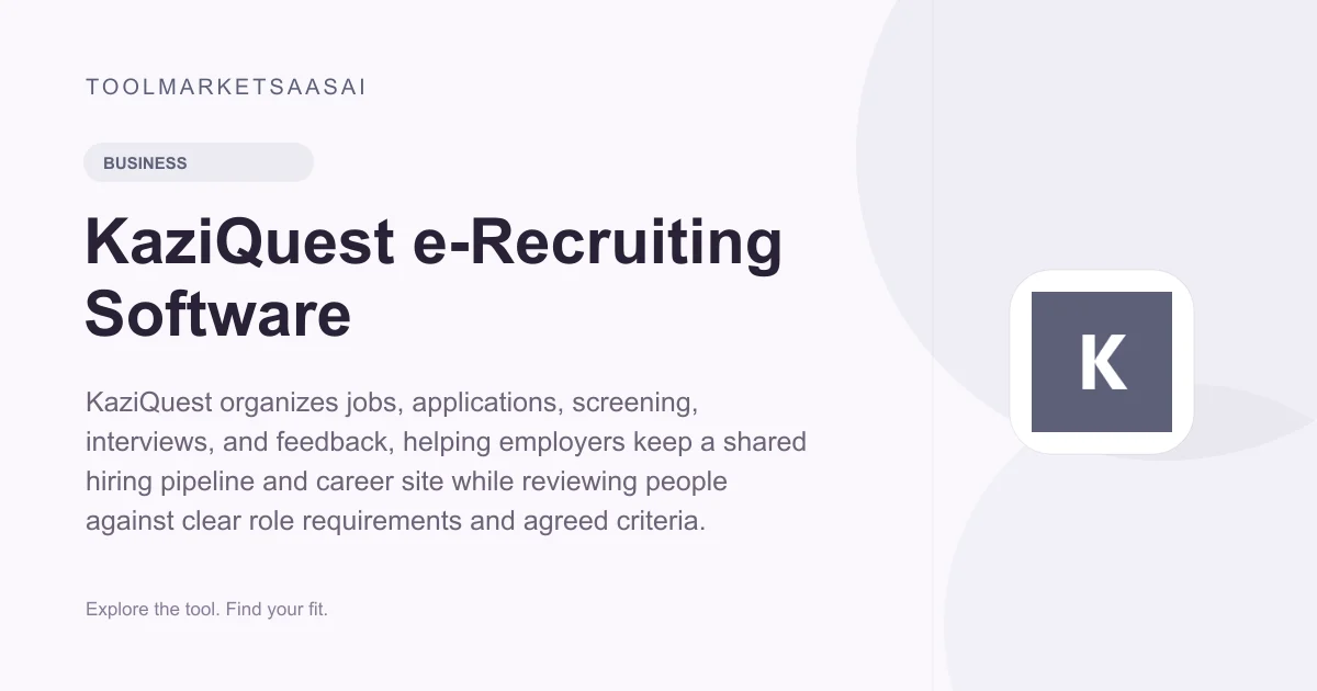 Editorial illustration for KaziQuest e-Recruiting Software