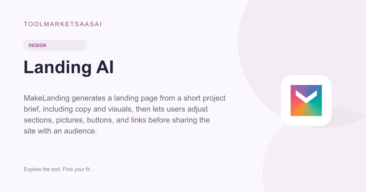 Editorial illustration for Landing AI