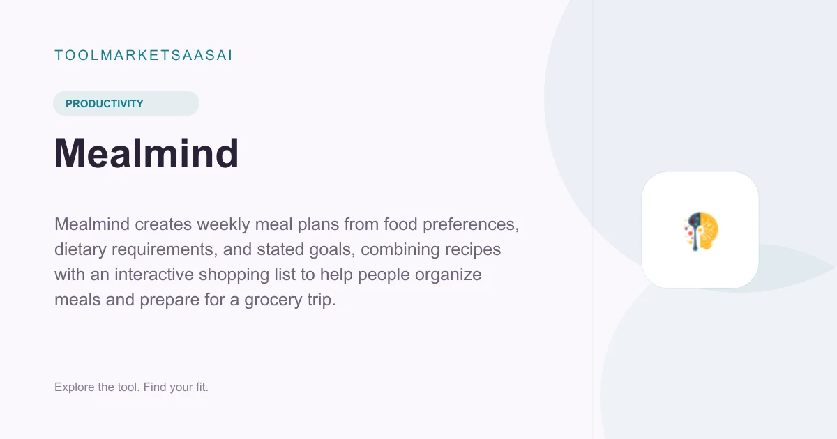Editorial illustration for Mealmind