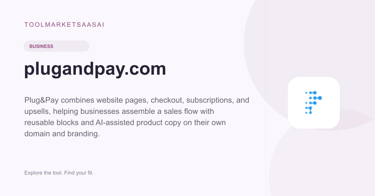Editorial illustration for plugandpay.com