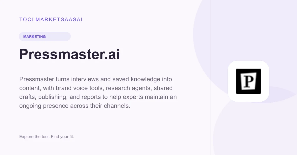 Editorial illustration for Pressmaster.ai