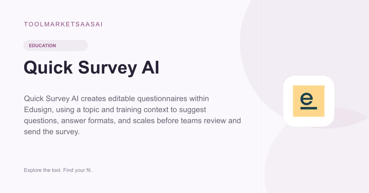 Editorial illustration for Quick Survey AI