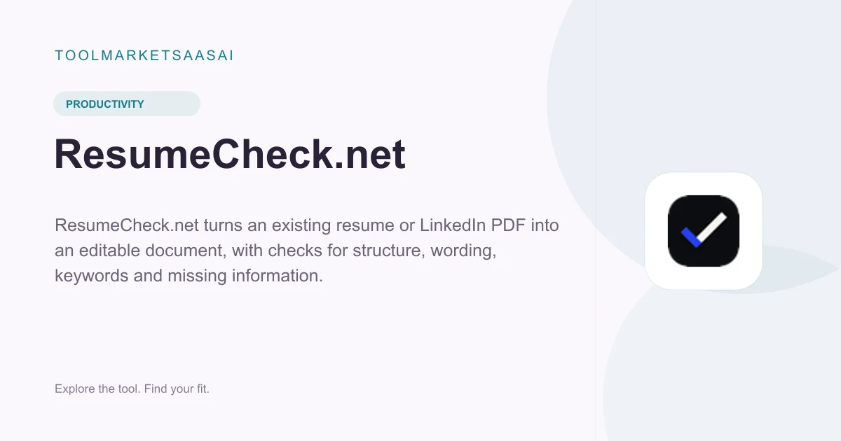 Editorial illustration for ResumeCheck.net