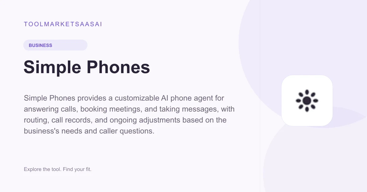 Editorial illustration for Simple Phones