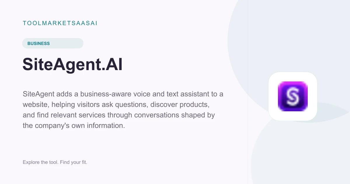 Editorial illustration for SiteAgent.AI