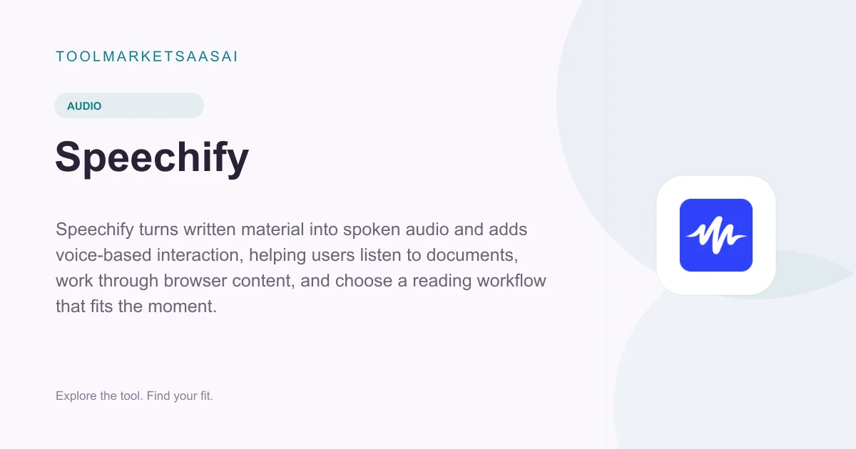 Editorial illustration for Speechify