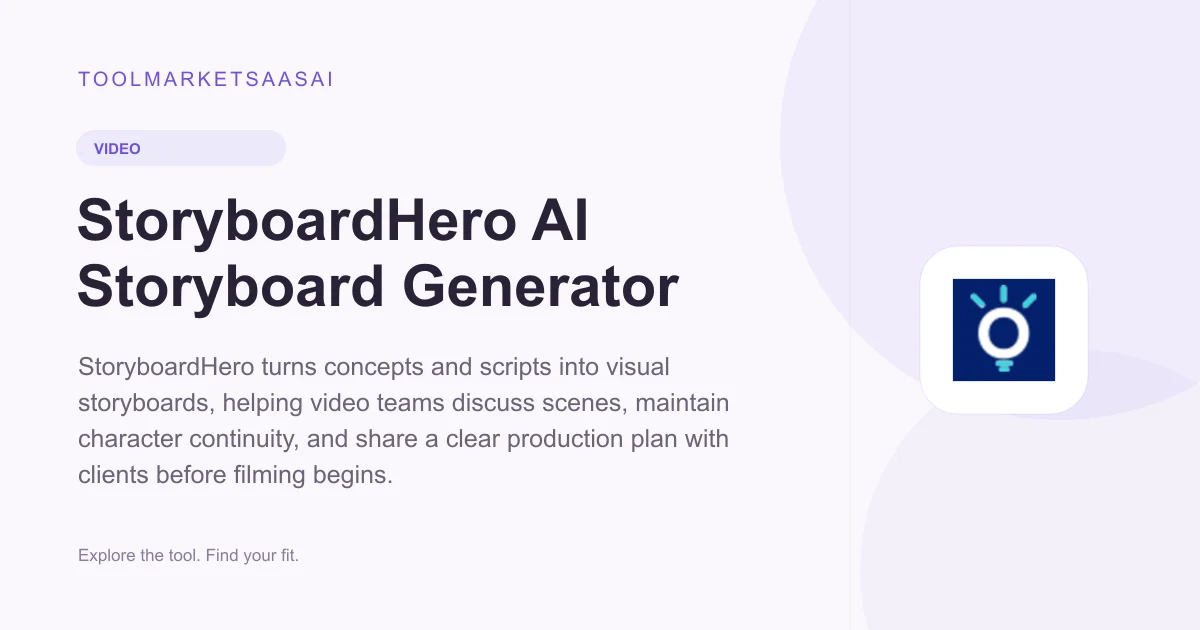 Editorial illustration for StoryboardHero AI Storyboard Generator