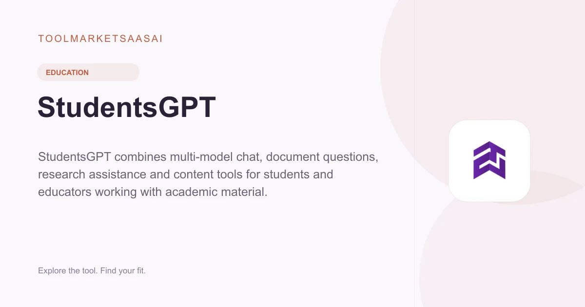 Editorial illustration for StudentsGPT