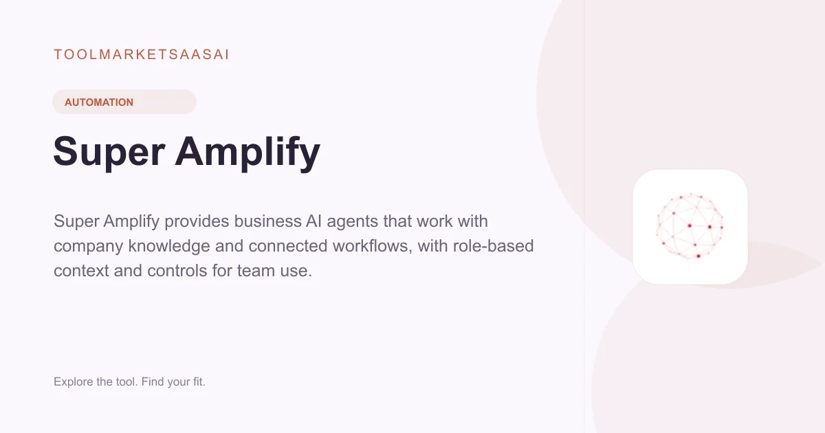 Editorial illustration for Super Amplify