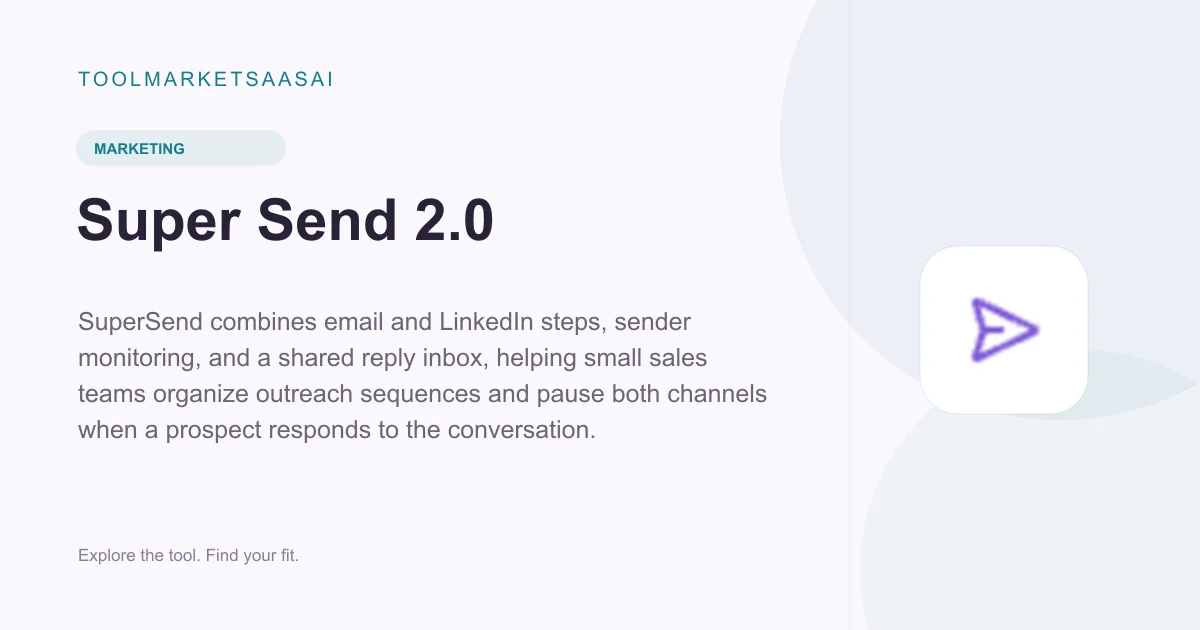 Editorial illustration for Super Send 2.0