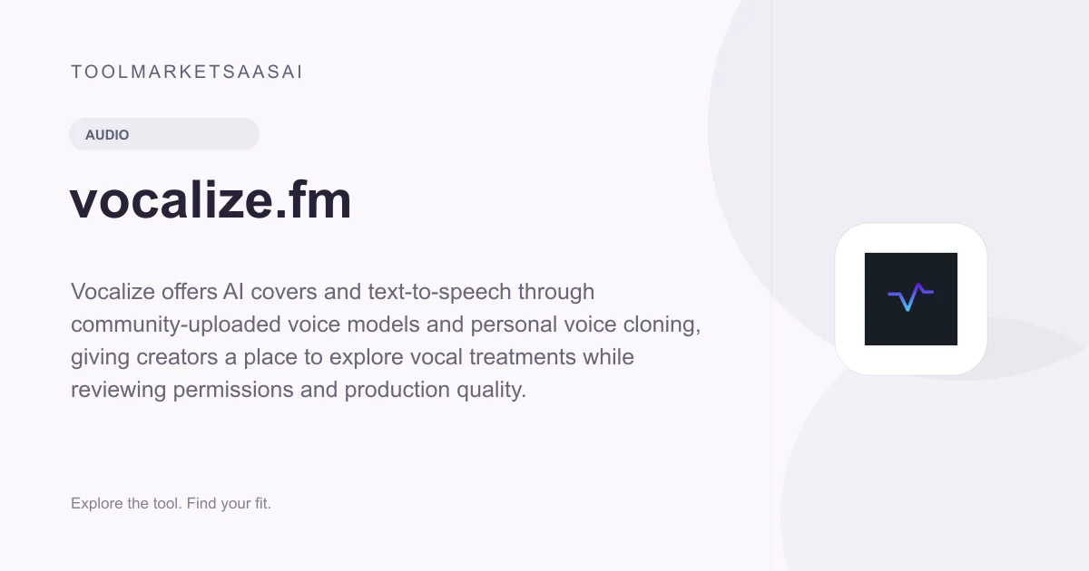 Editorial illustration for vocalize.fm