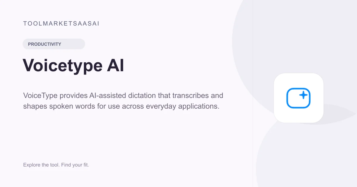 Editorial illustration for Voicetype AI