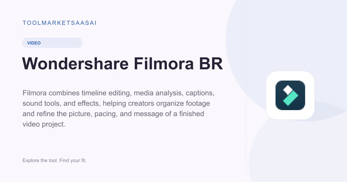 Editorial illustration for Wondershare Filmora BR